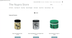 Desktop Screenshot of nuprostore.com